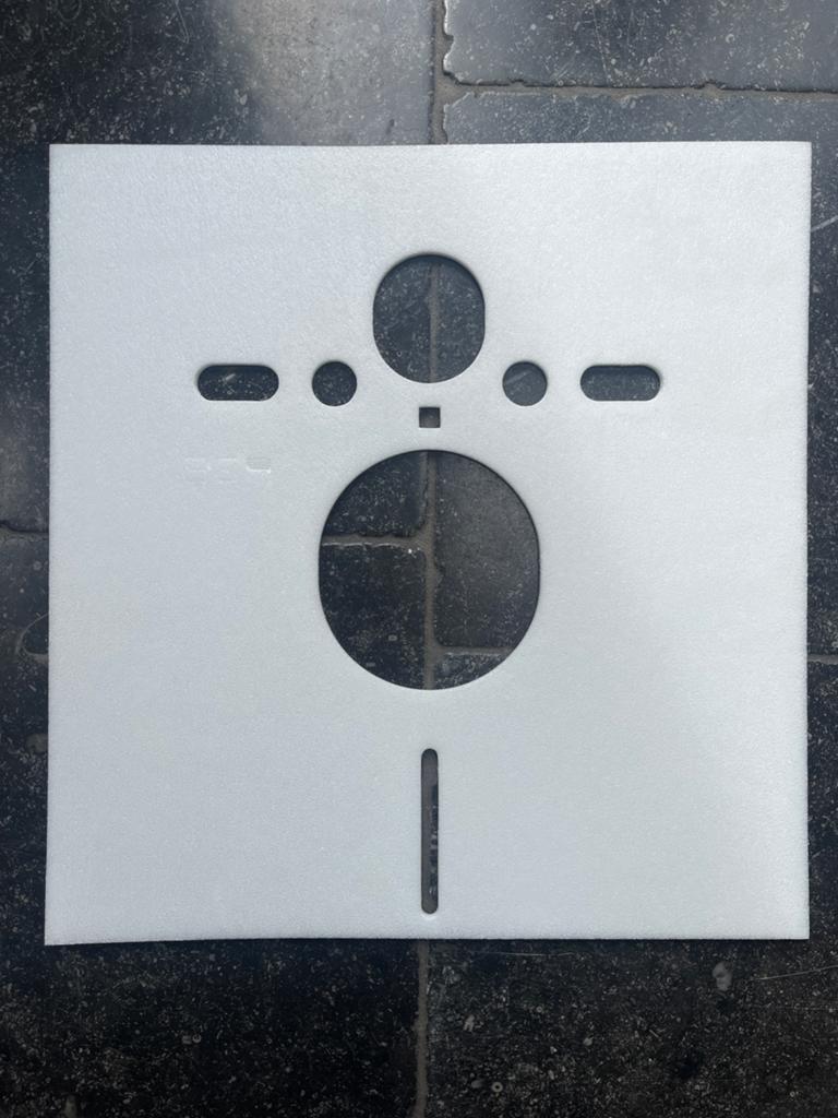 Isolatiemat toiletpot met vervangingsset en afdichting, Doe-het-zelf en Verbouw, Sanitair, Ophalen of Verzenden, Nieuw, Toilet