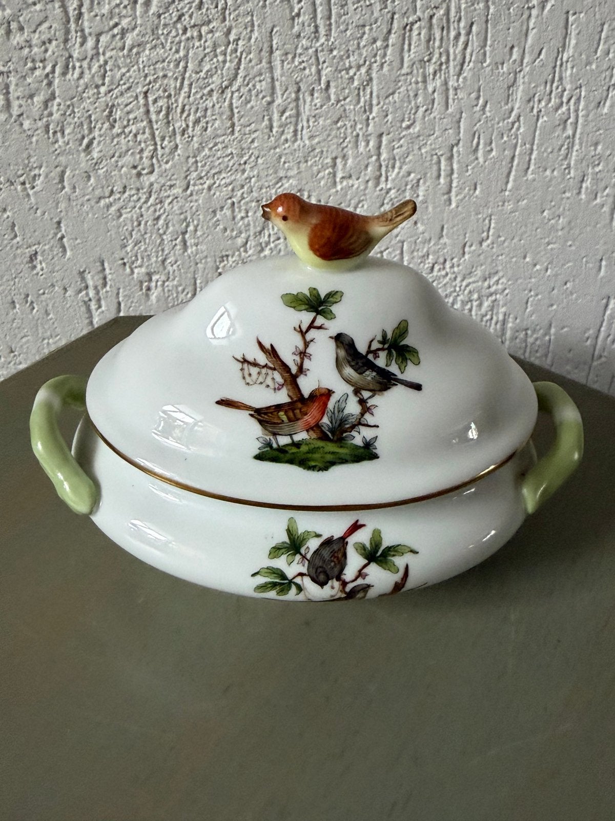 Herend Hongaarse porseleinen mini terrine, Antiek en Kunst, Ophalen of Verzenden