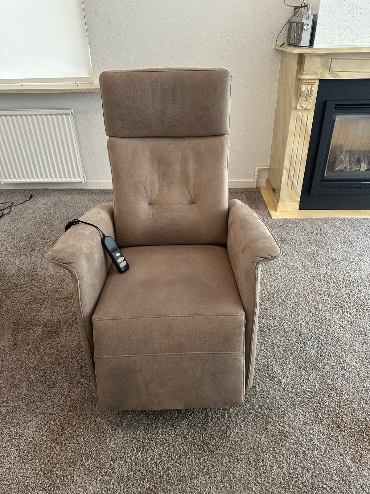 1 sta-op stoelen van Brescia fauteuil - Zo goed als nieuw, Ophalen, Zo goed als nieuw, Stof, 75 tot 100 cm