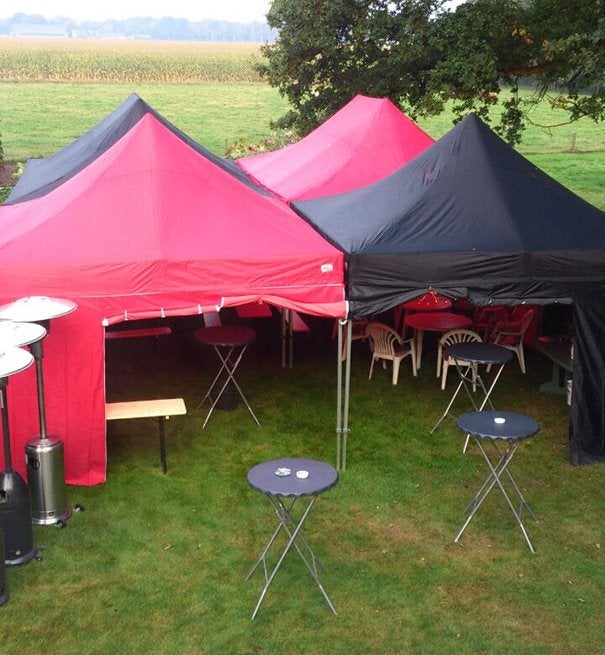 Te huur easy up vouwtenten - bij Happy Party Rent, Ophalen, Zo goed als nieuw, Overige