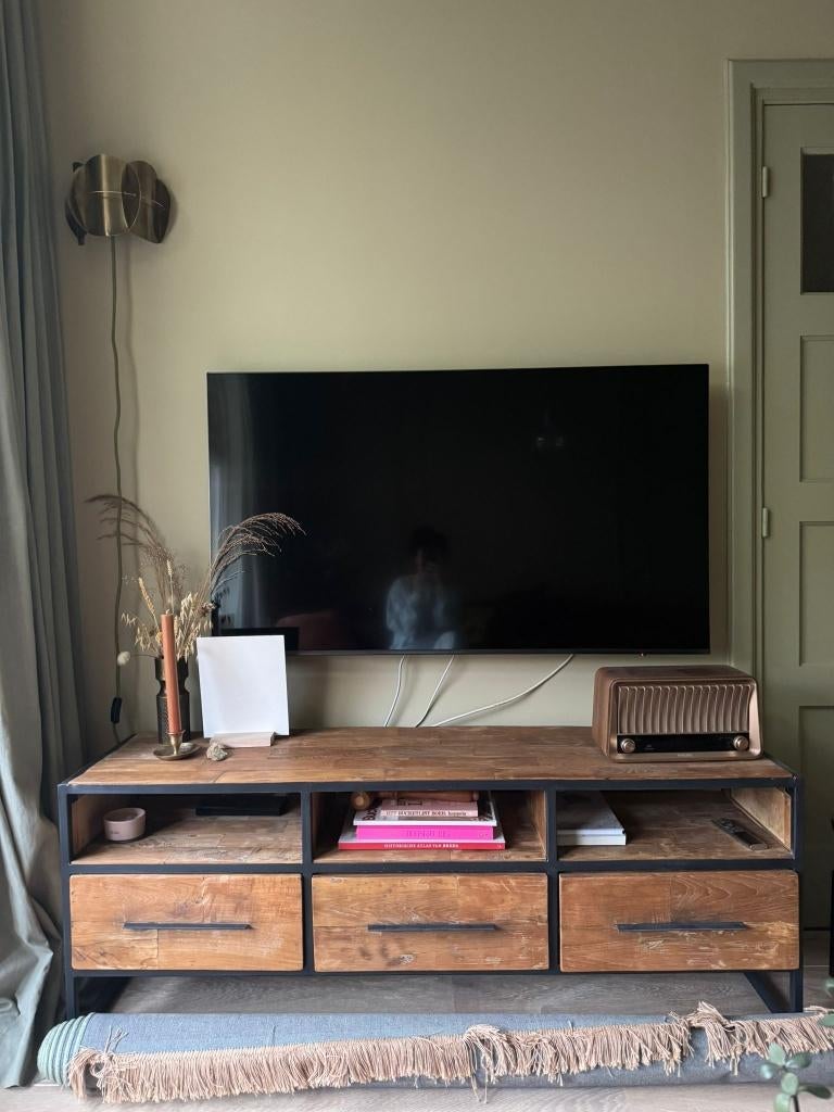 Tv-meubel dBodhi Urban - Duurzaam merk, Huis en Inrichting, Teakhout, Ophalen of Verzenden, Zo goed als nieuw, Minder dan 100 cm