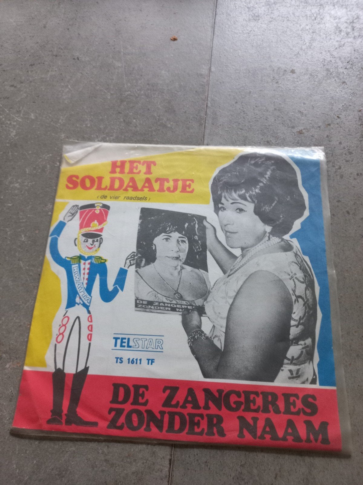 De Zangeres Zonder Naam - Het Soldaatje (Telstar TS 1611 TF), Ophalen of Verzenden, Gebruikt, 7 inch, Levenslied of Smartlap