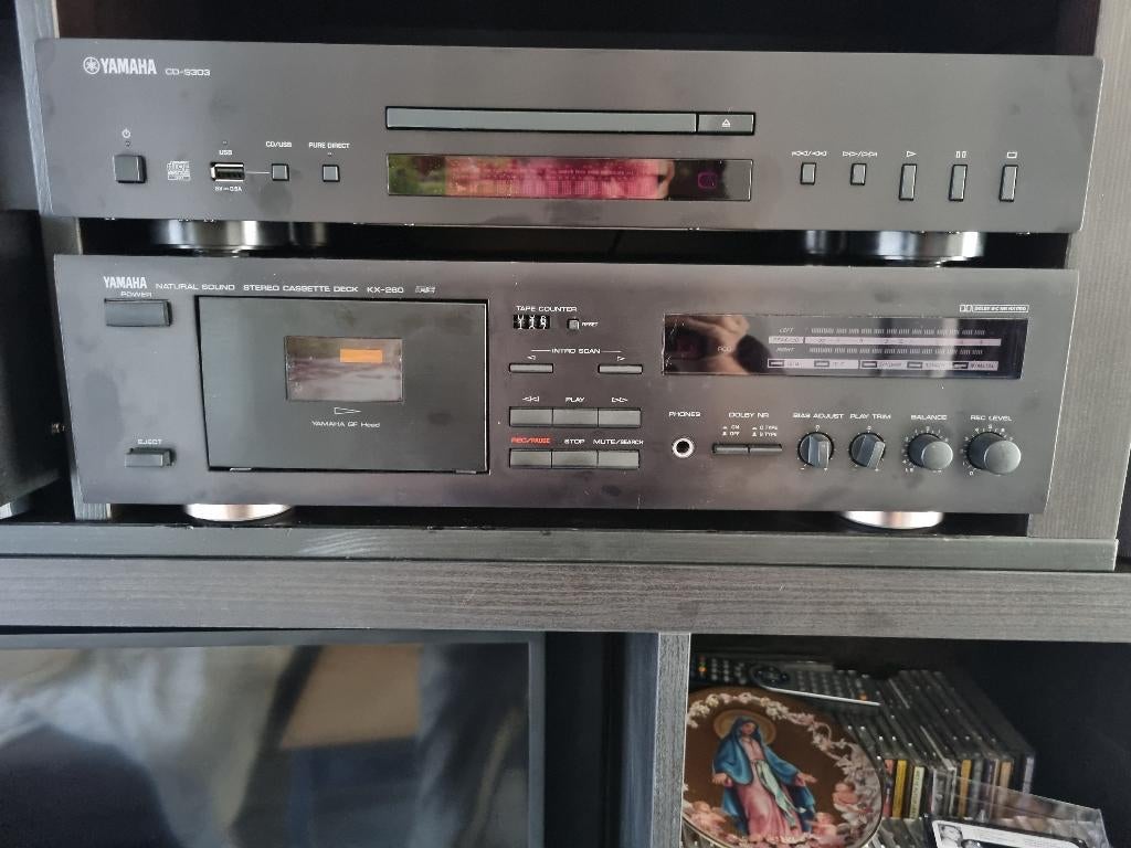 Yamaha KX-260 – Cassette deck, Audio, Tv en Foto, Cassettedecks, Enkel, Overige merken, Tape counter, Ophalen of Verzenden