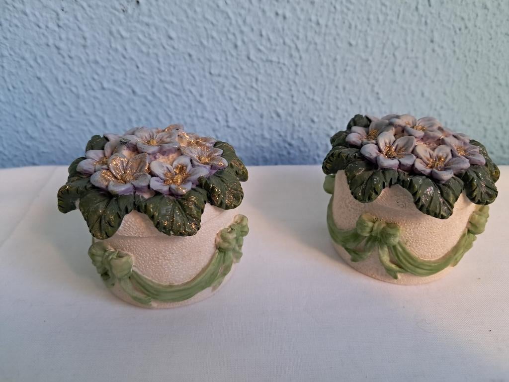 Prachtige vintage snuisterijdoosjes. Per stuk:, Antiek en Kunst, Curiosa en Brocante, Ophalen of Verzenden