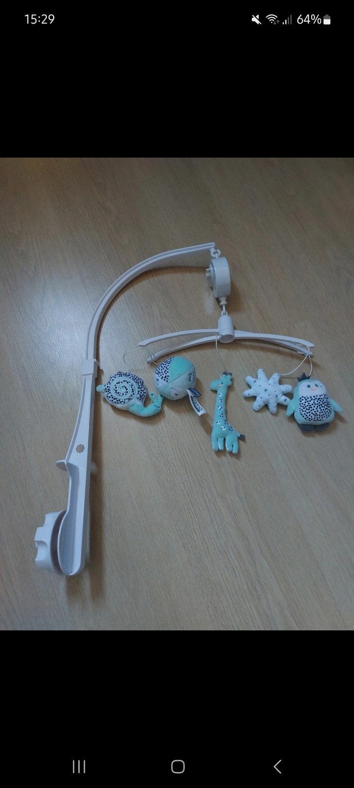 Tiamo Mobiel 'Hello Little One' met schattige diertjes, Kinderen en Baby's, Ophalen of Verzenden, Zo goed als nieuw, Mobiel, Met geluid