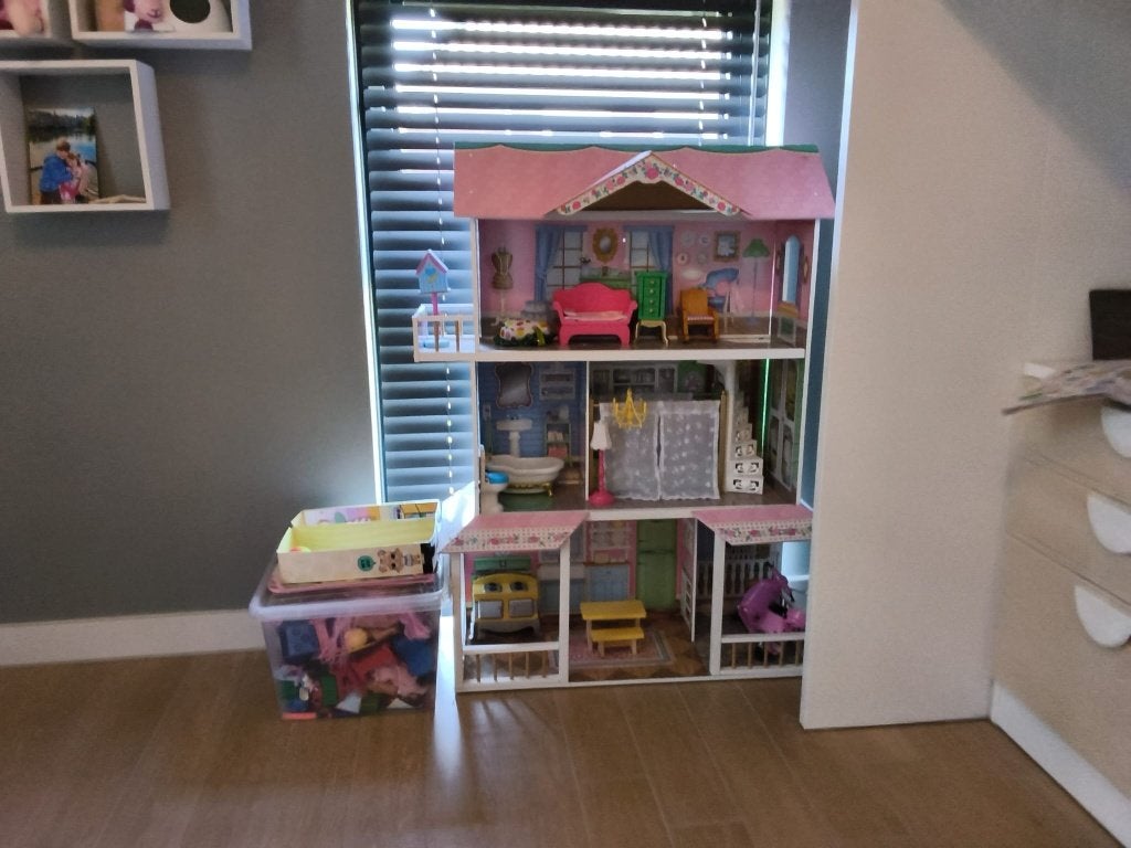 Kidkraft poppenhuis barbiehuis Sweet Savannah, Kinderen en Baby's, Speelgoed | Poppenhuizen, Ophalen, Gebruikt, Poppenhuis