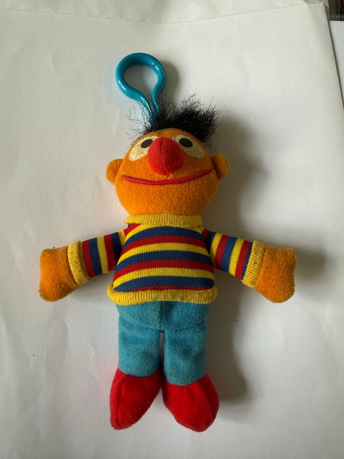 Vintage Pluche Ernie Hangknuffel - Sesamstraat 2005, Ophalen of Verzenden, Gebruikt
