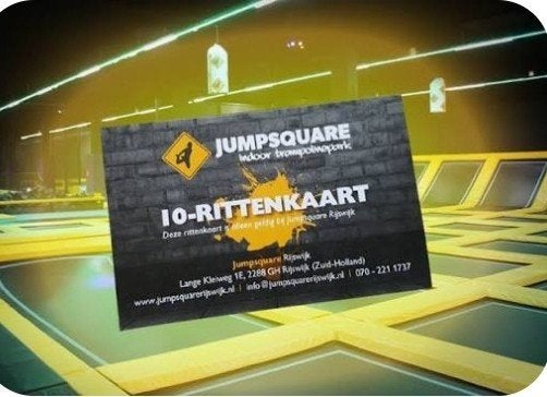 15 x entree 90 min you jump rijswijk, Eén persoon, Ticket of Toegangskaart