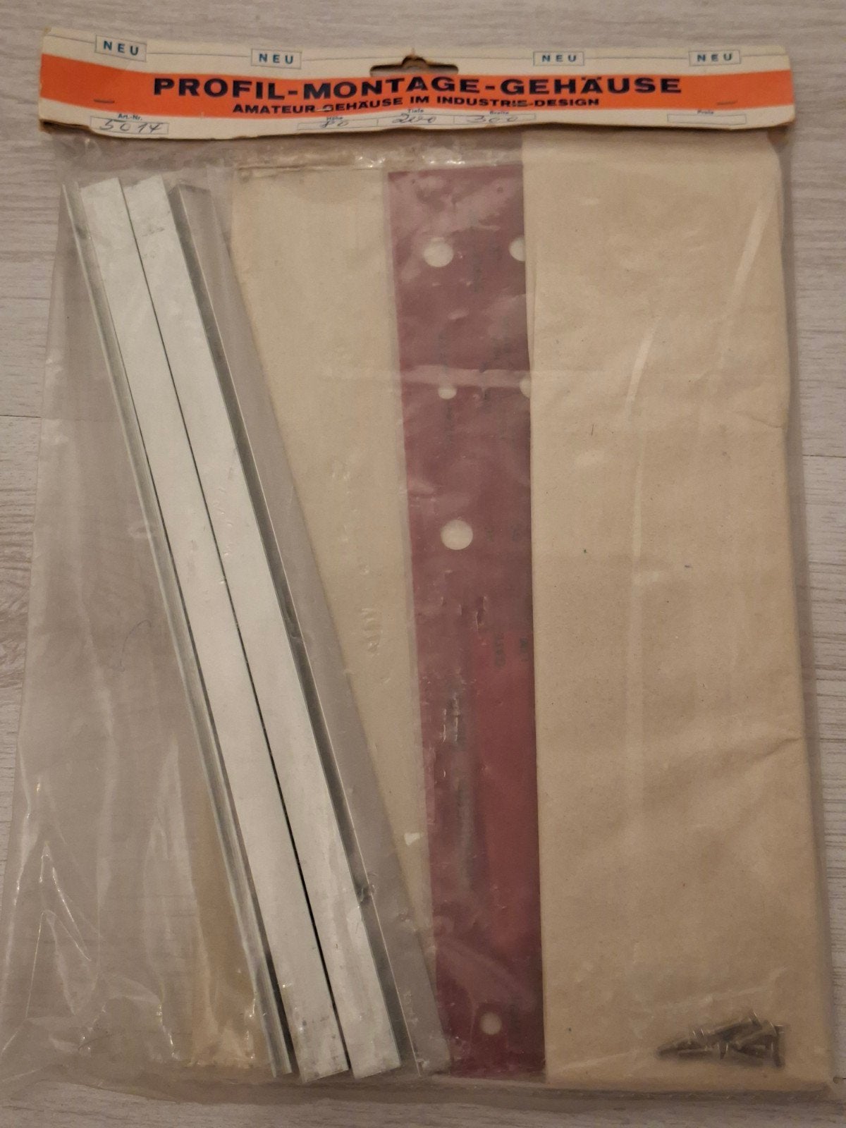 aluminium kastje van vroeger 20x30x8 cm, Ophalen of Verzenden, Nieuw