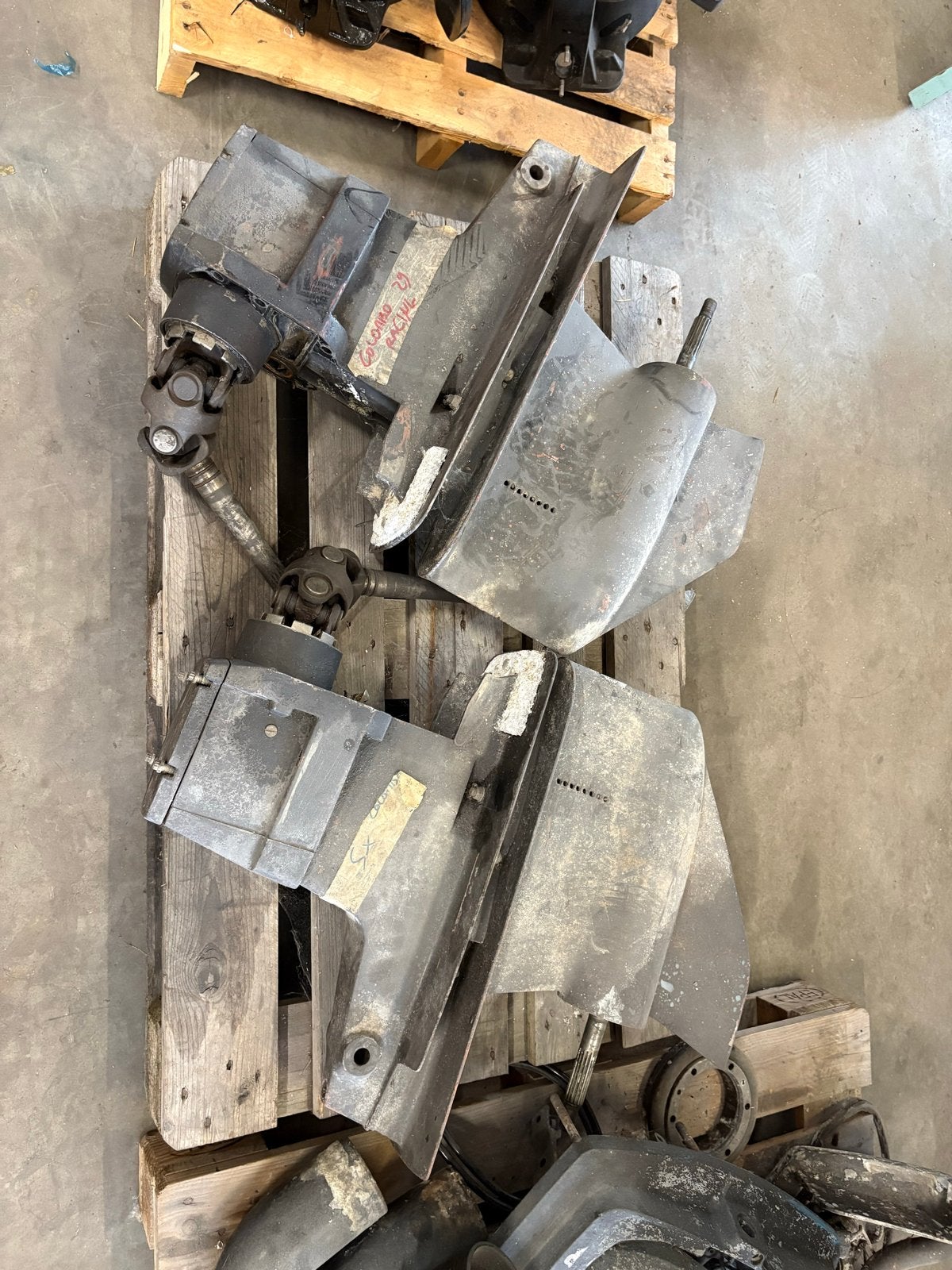 Mercruiser/Volvo penta staartstukken, Ophalen, Gebruikt, Motor en Techniek, Motorboot
