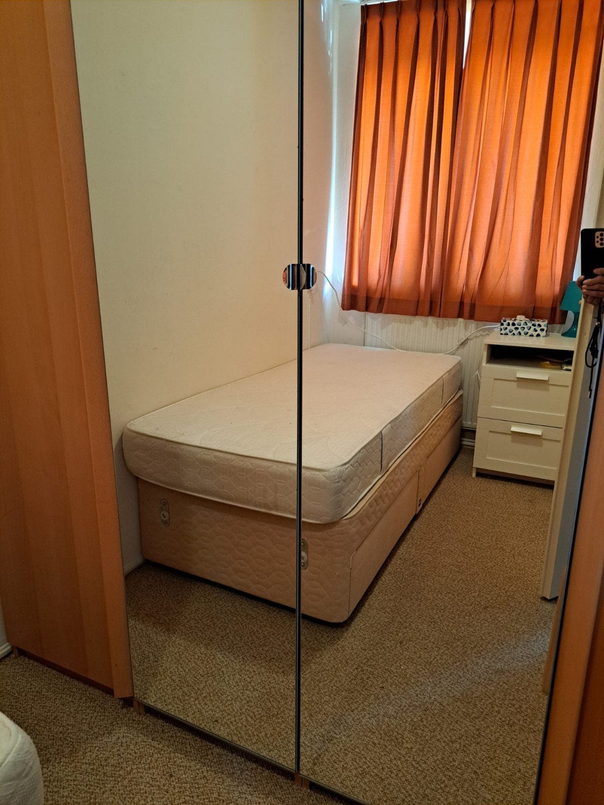 Eenpersoonsbed 200cm x 90cm. Merk Slumberland, Ophalen, Overige materialen, Gebruikt, 90 cm