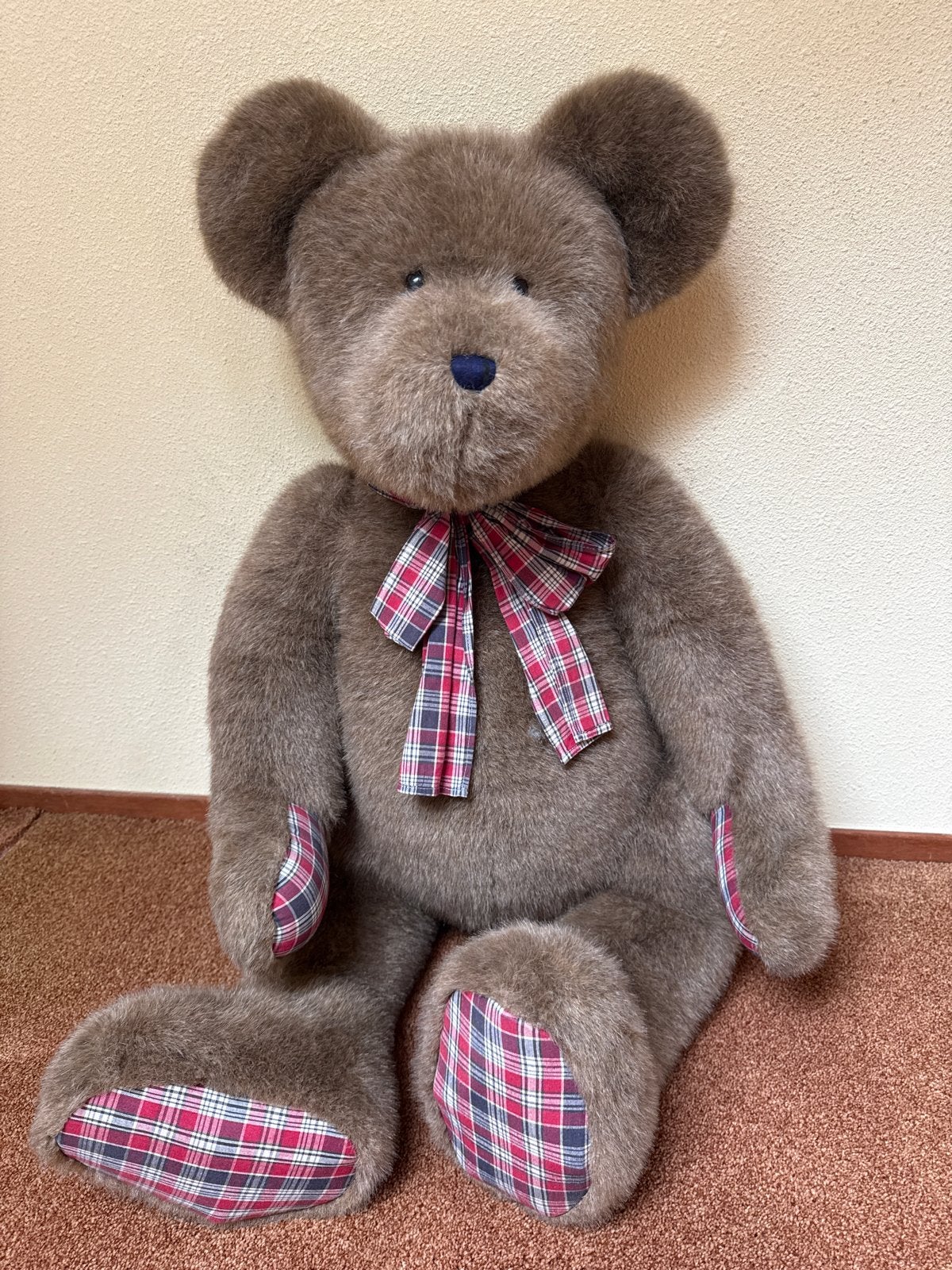Zeldzame teddybeer - Nana Bearhugs Boyds - 95/100 cm, Ophalen, Beer, Zo goed als nieuw, Met kleding of accessoire