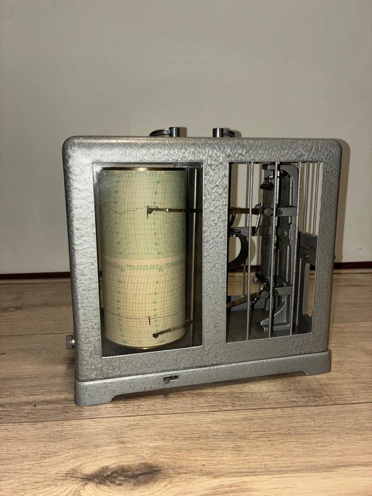 Thermo-hygrograaf Wilhelm Lambrecht type 252 - weerstation, Ophalen