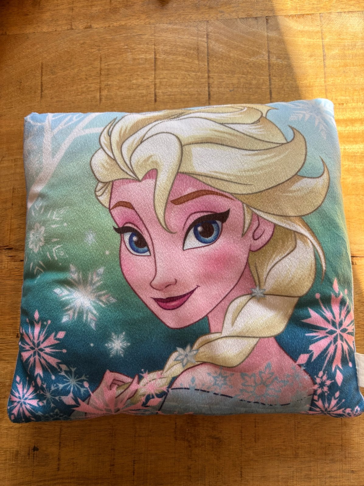 Elsa Frozen Sierkussen - Zo goed als nieuw, Overige merken, Meerkleurig, Met print, Vierkant