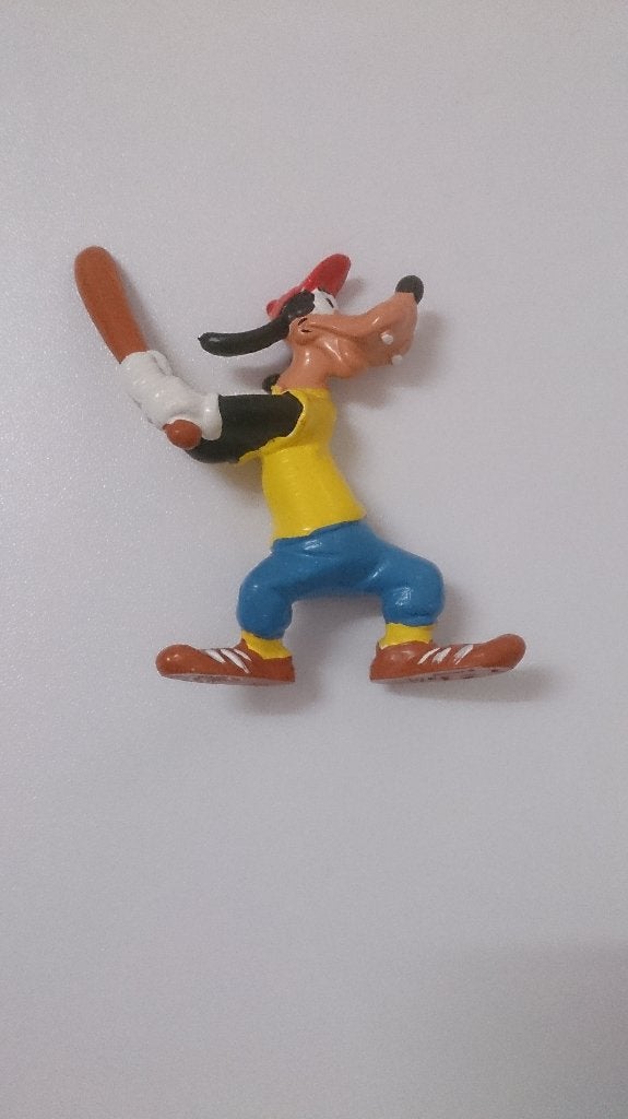 Goofy Disney Bully tekenfilm pvc figuur honkballer, Verzamelen, Poppetjes en Figuurtjes, Ophalen of Verzenden, Gebruikt