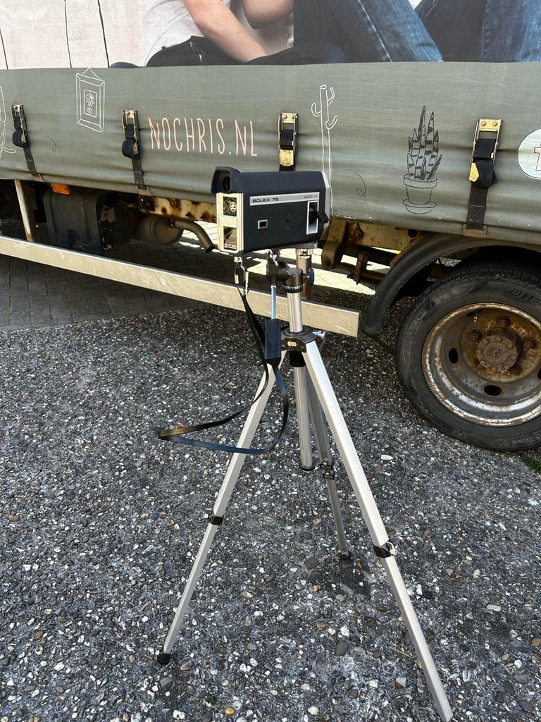 Bolex 7.5 Macrozoom 8mm filmcamera met statief, Ophalen of Verzenden, 8mm, Camera