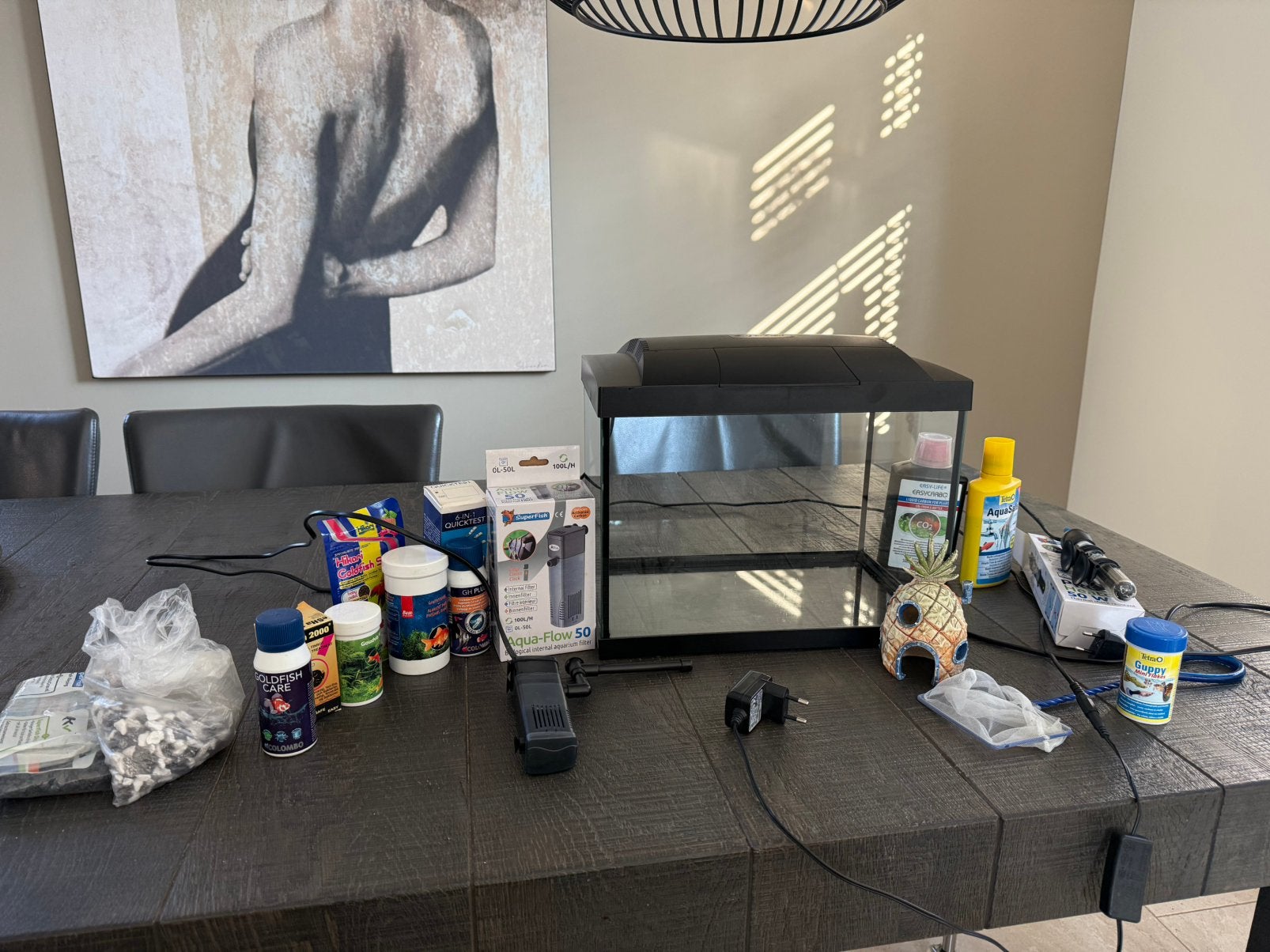 Superfish aquarium & toebehoren 20L, Inclusief deksel, Ophalen of Verzenden, Zo goed als nieuw, Leeg aquarium