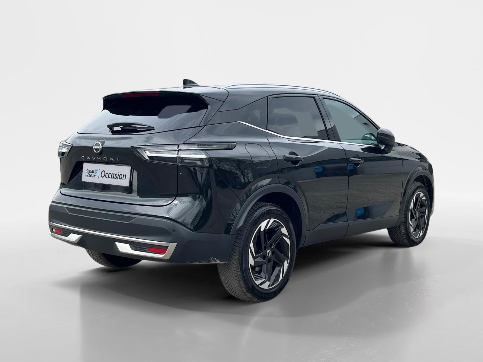 Nissan Qashqai 1.3 MHEV Xtronic N-Connecta | Cold Pack | Eas, Auto's, Euro 6, 4 cilinders, Leder en Stof, Zwart