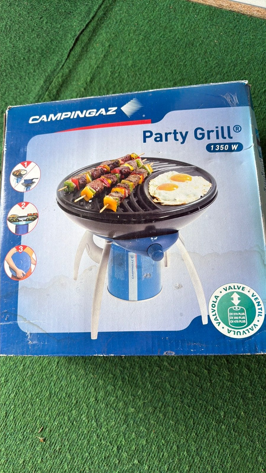 Campingaz party grill, Ophalen of Verzenden, Zo goed als nieuw