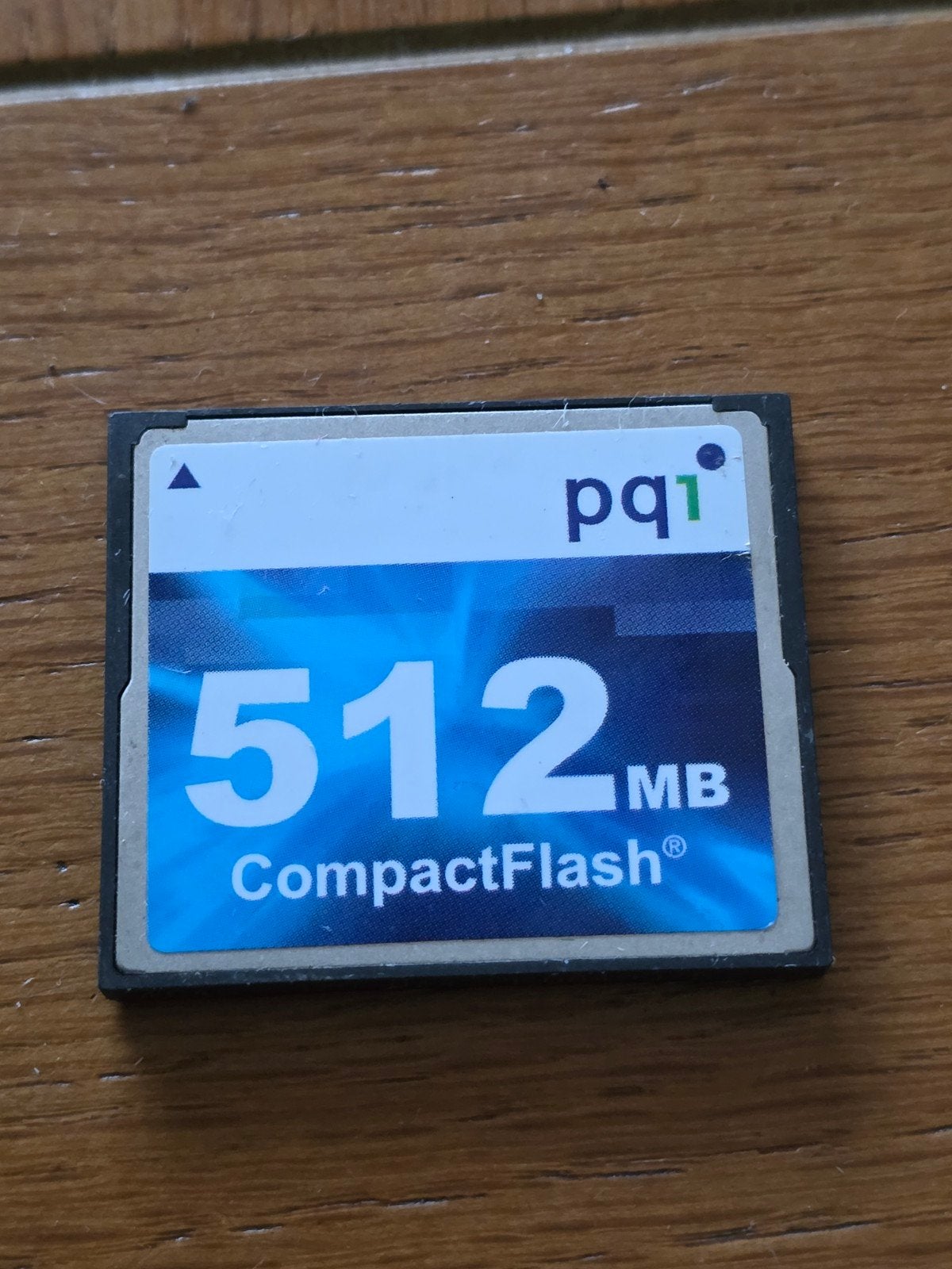 PQI CompactFlash 512 MB geheugenkaart, Gebruikt, PQI, Minder dan 2 GB, Ophalen of Verzenden