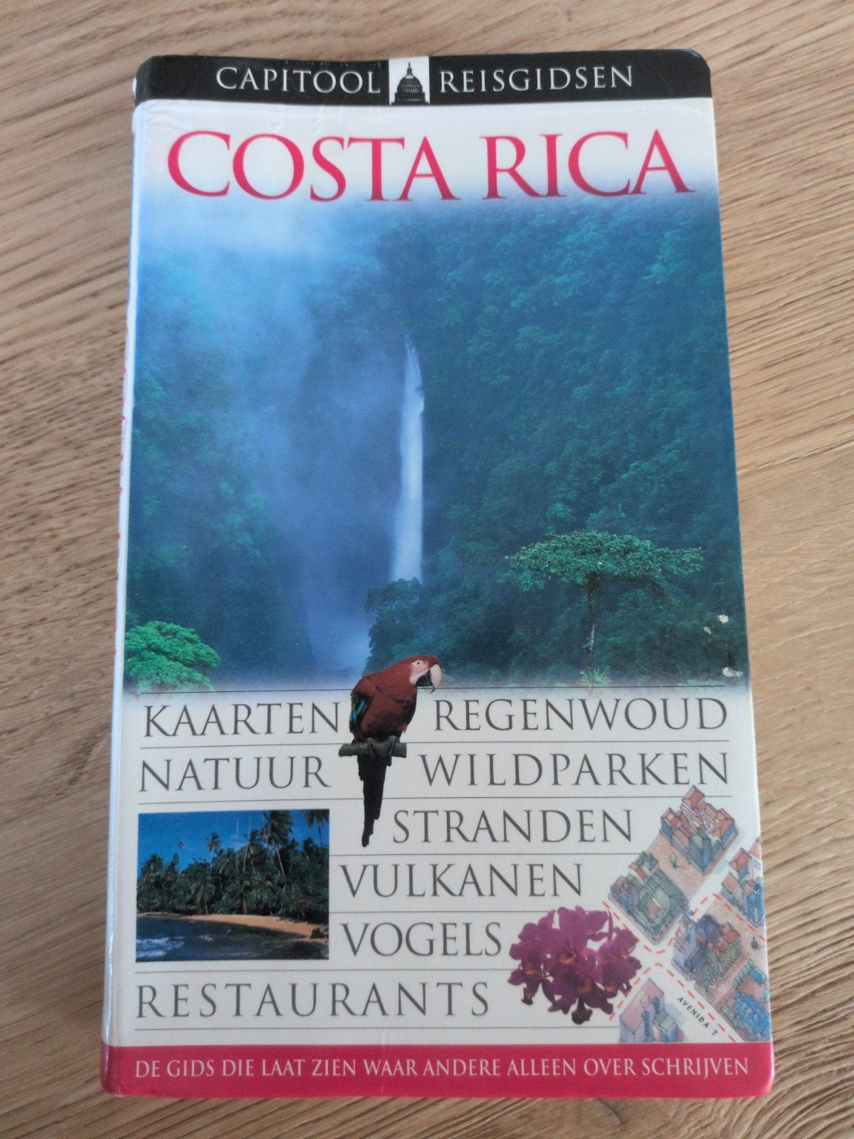 Christopher Baker - Costa Rica boek, Boeken, Reisgidsen, Gelezen, Capitool, Christopher Baker, Reisgids of -boek