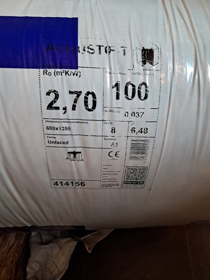 isolatie materiaal knauf, Ophalen, Dakisolatie, Nieuw, 5 tot 10 m²