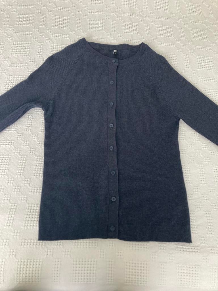 Nieuw donkerblauwe HEMA vest maat L, Ophalen of Verzenden, Zo goed als nieuw, Maat 42/44 (L), Blauw