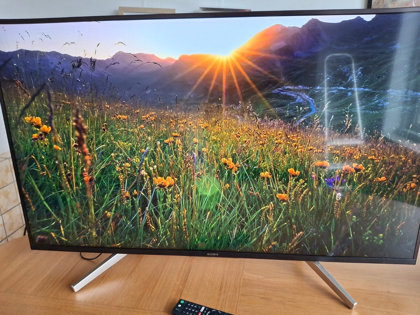 4K UHD smart tv Sony 49XF8505 Android 9 Google play store, Audio, Tv en Foto, Televisies, Ophalen, LED, Zo goed als nieuw, 100 Hz