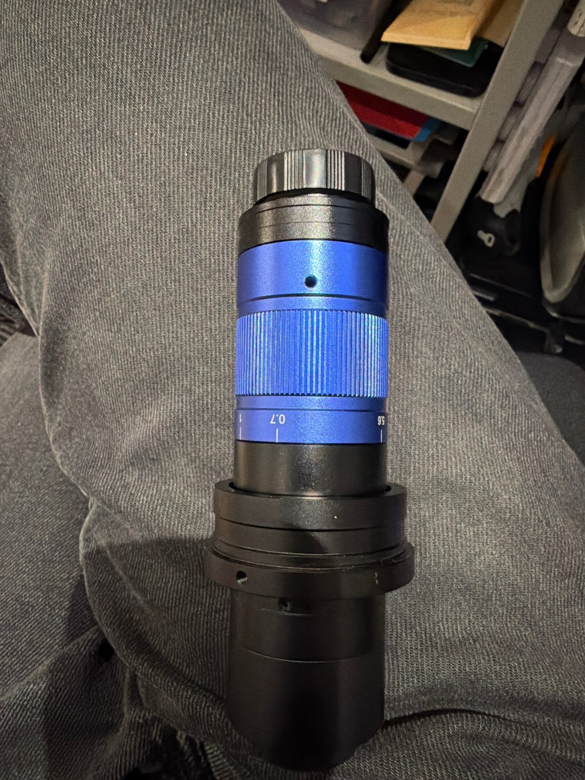 C-Mount Zoom Lens 0.7x-4.5x voor Microscopen, Ophalen of Verzenden, Zo goed als nieuw, Minder dan 400x, Onderdelen of Toebehoren