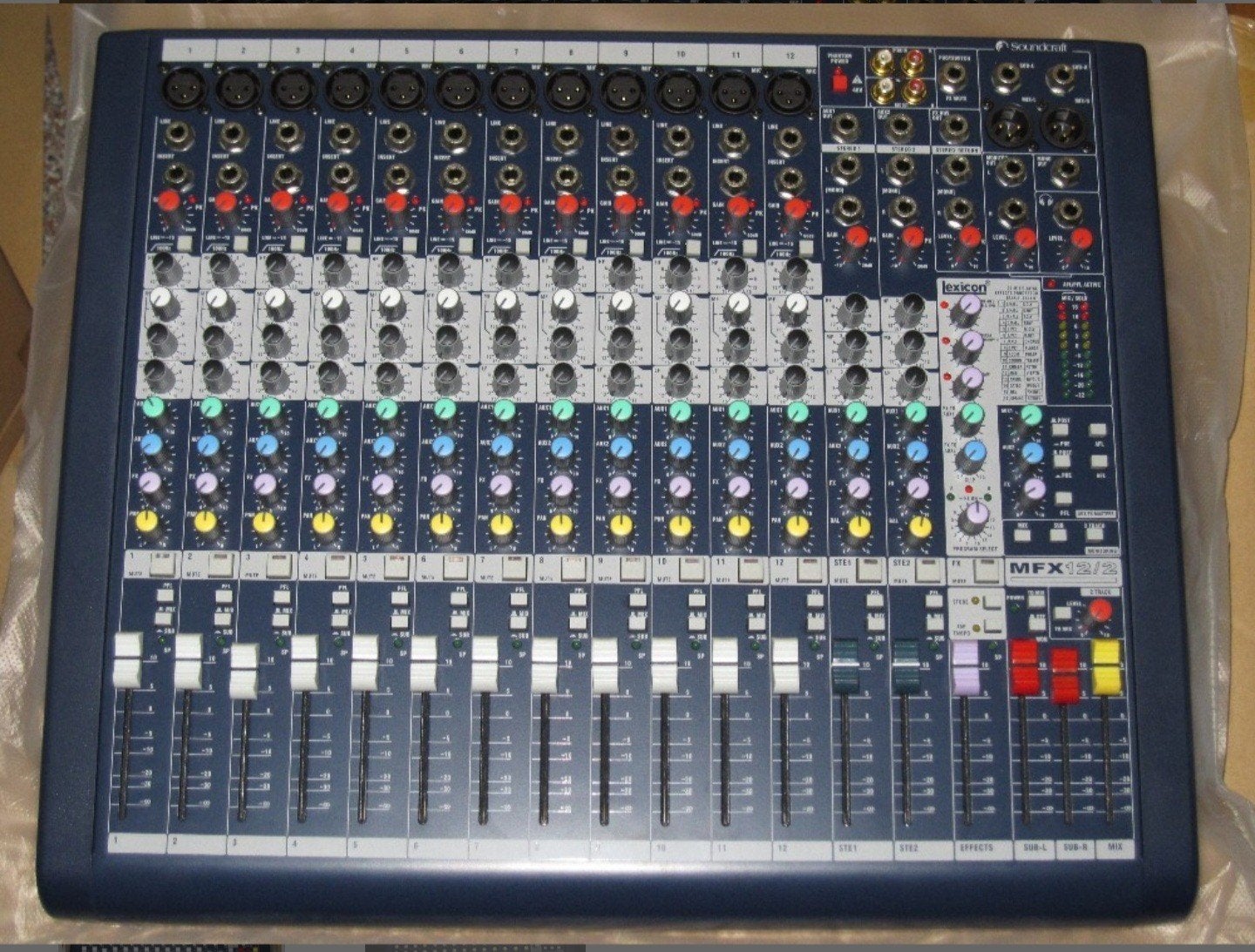 Soundcraft MFX 12. lexicon effect, Ophalen, Zo goed als nieuw, 10 tot 20 kanalen