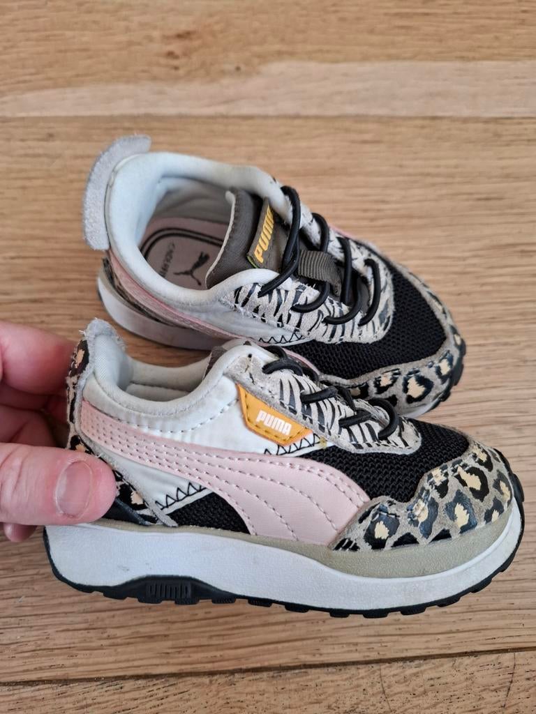 Puma babyschoentjes met dierenprint maat 21, Kinderen en Baby's, Babykleding | Schoentjes en Sokjes, Jongetje of Meisje, Puma