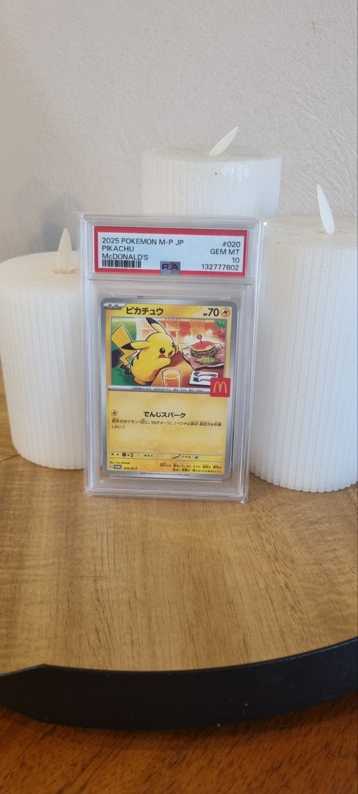 Pikachu Mcdonalds M-P PSA 10, Ophalen of Verzenden, Nieuw, Losse kaart