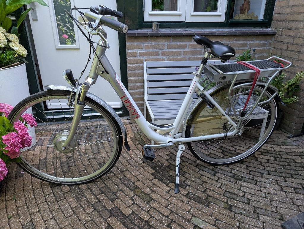 UNION ELEGANCE DAMES FIETS, Fietsen en Brommers, Gebruikt, Velgrem, Versnellingen, Minder dan 47 cm