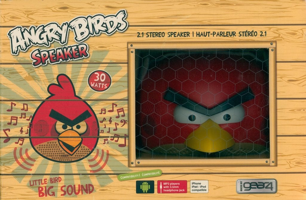 ANGRY BIRDS RED BIRD GEAR4 30 WATTS STEREO SPEAKER, Overige merken, Verzenden, Overige typen, Nieuw