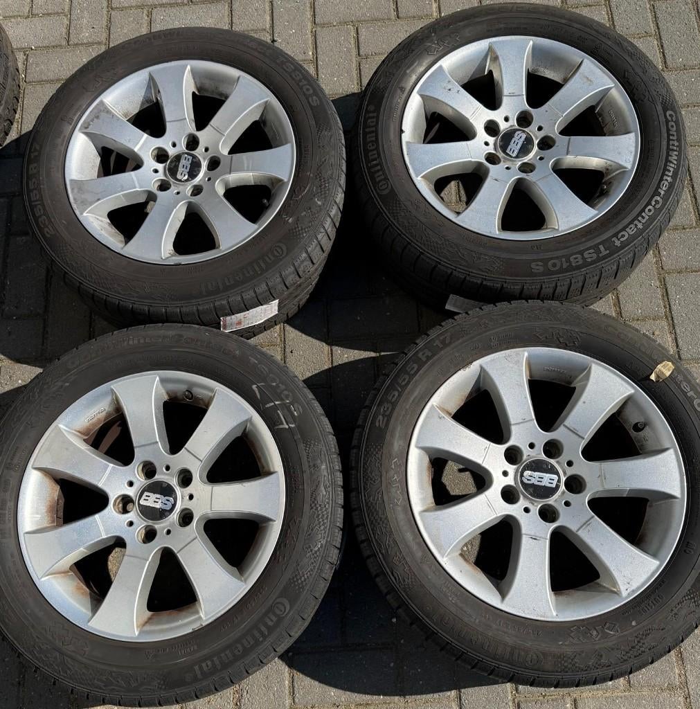 BMW X3 17 inch BBS wielen banden aan vervanging toe, Ophalen, Gebruikt, Banden en Velgen, 17 inch