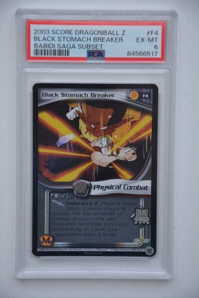 Dragonball Z Score Black Stomach Breaker F4 Subset SA 6, Hobby en Vrije tijd, Verzamelkaartspellen | Overige, Ophalen of Verzenden