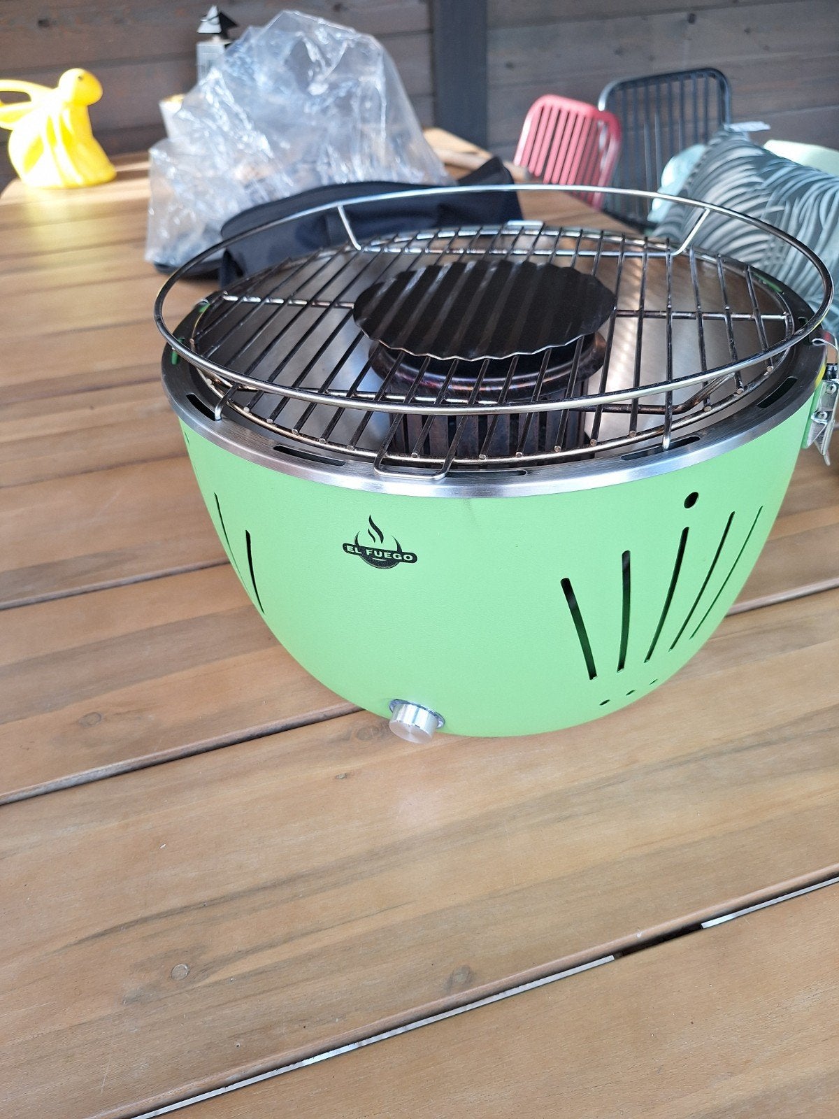 El Fuego Tafelbarbecue - Compact en Draagbaar, Tuin en Terras, Gasbarbecues, Gebruikt, Ophalen of Verzenden