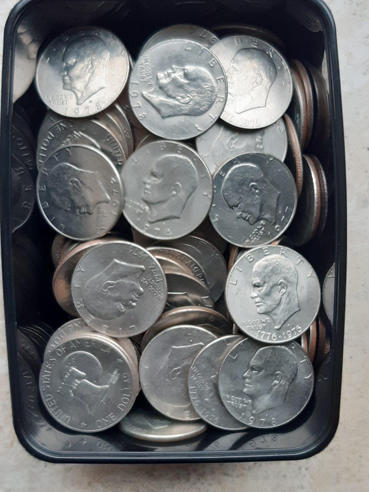 100 eisenhouwerdollar usa  kk  f.25.11, Ophalen, Noord-Amerika