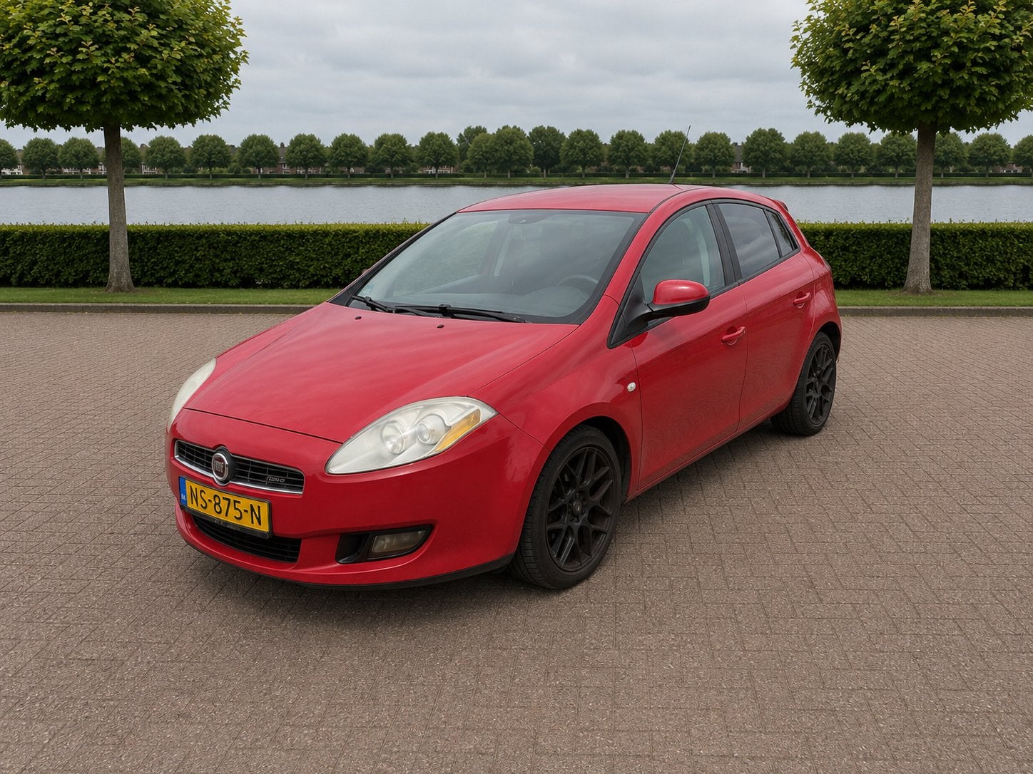 Fiat Bravo 1.4 T-Jet Racing 2009, Auto's, Stof, Bedrijf, Handgeschakeld, Grijs