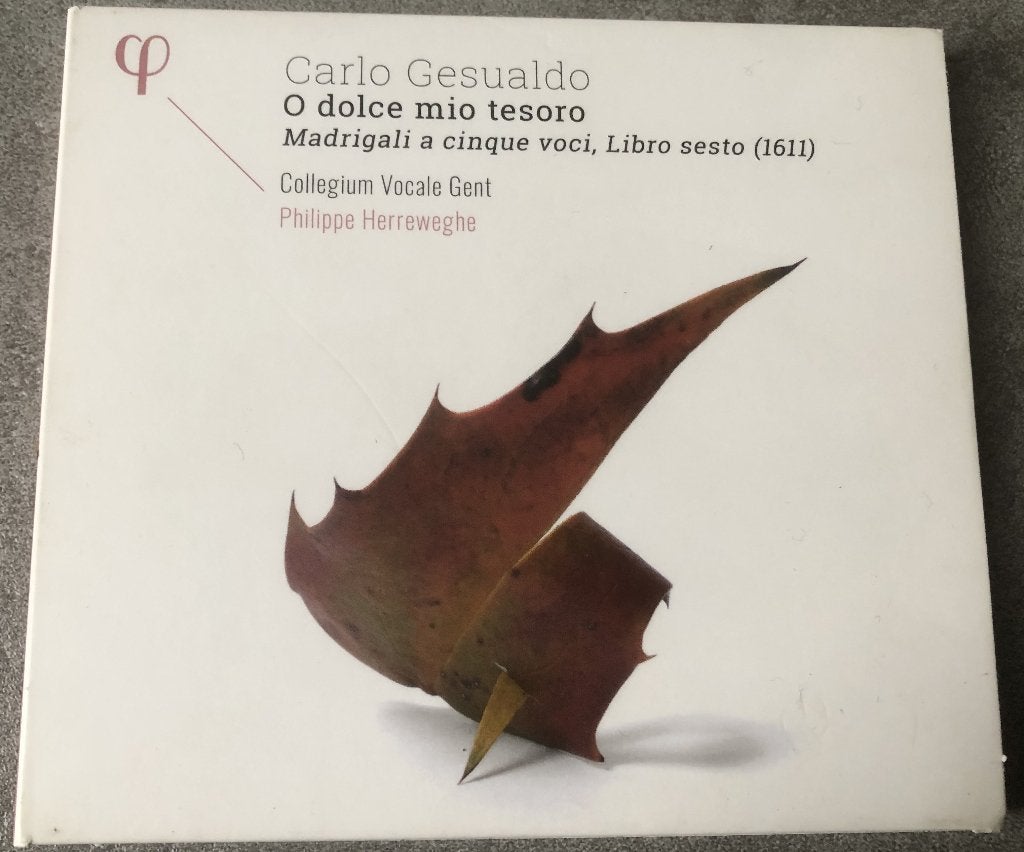 CARLO GESUALDO-O DOLCE MIO TESORO - PHILIPPE HERREWEGHE, Cd's en Dvd's, Ophalen of Verzenden, Zo goed als nieuw