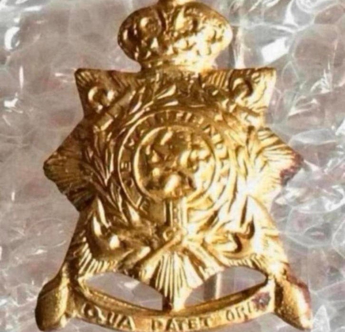 Korps Mariniers Speldje Goudkleurig, Verzenden, Marine, Nederland, Embleem of Badge