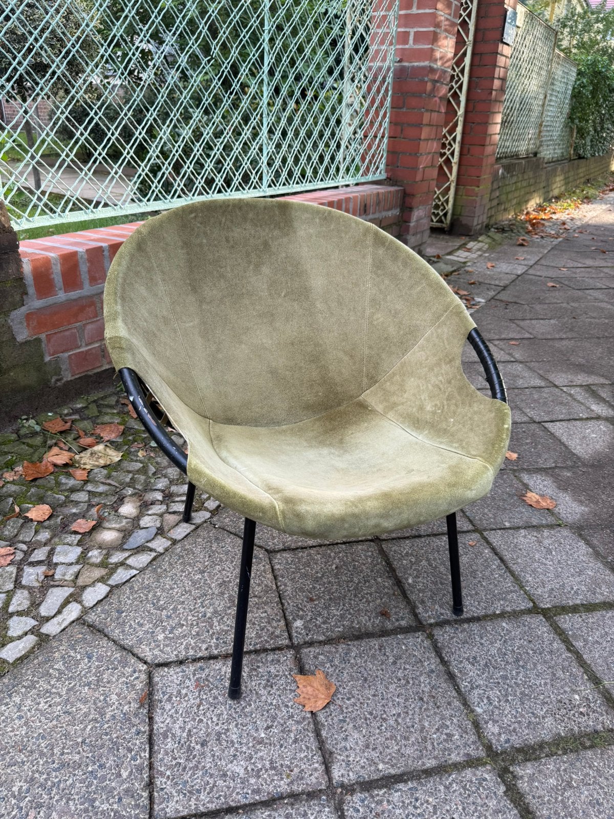 Balloon chair Lusch &Co, Vintage Sixties Balloon Pop age, Gebruikt, 75 tot 100 cm, Ophalen of Verzenden