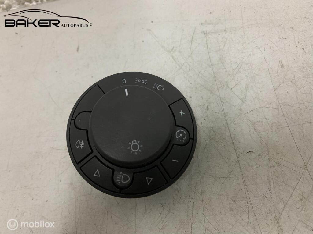 Lichtschakelaar Opel Corsa D ('06-'15) 13249396, Gebruikt, Opel, Ophalen of Verzenden, Opel
