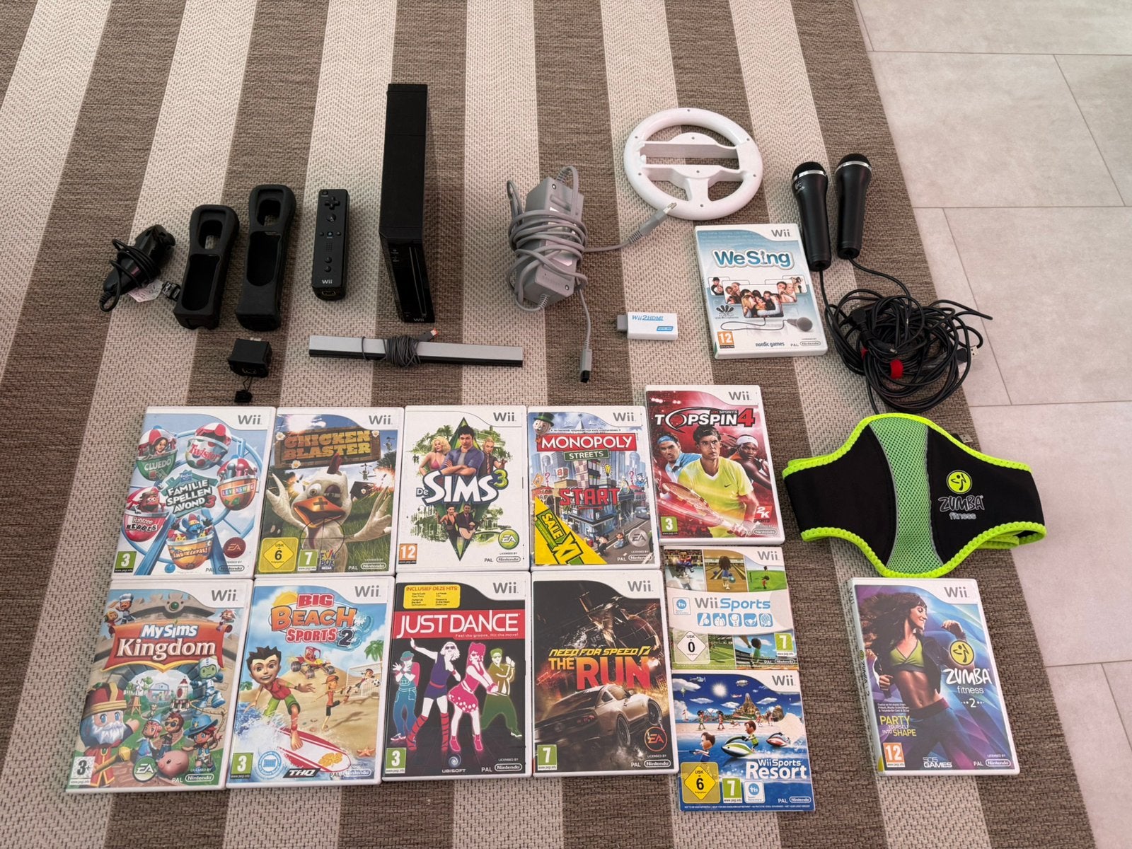 Nintendo Wii set!, Spelcomputers en Games, Ophalen of Verzenden, Met 1 controller, Met games