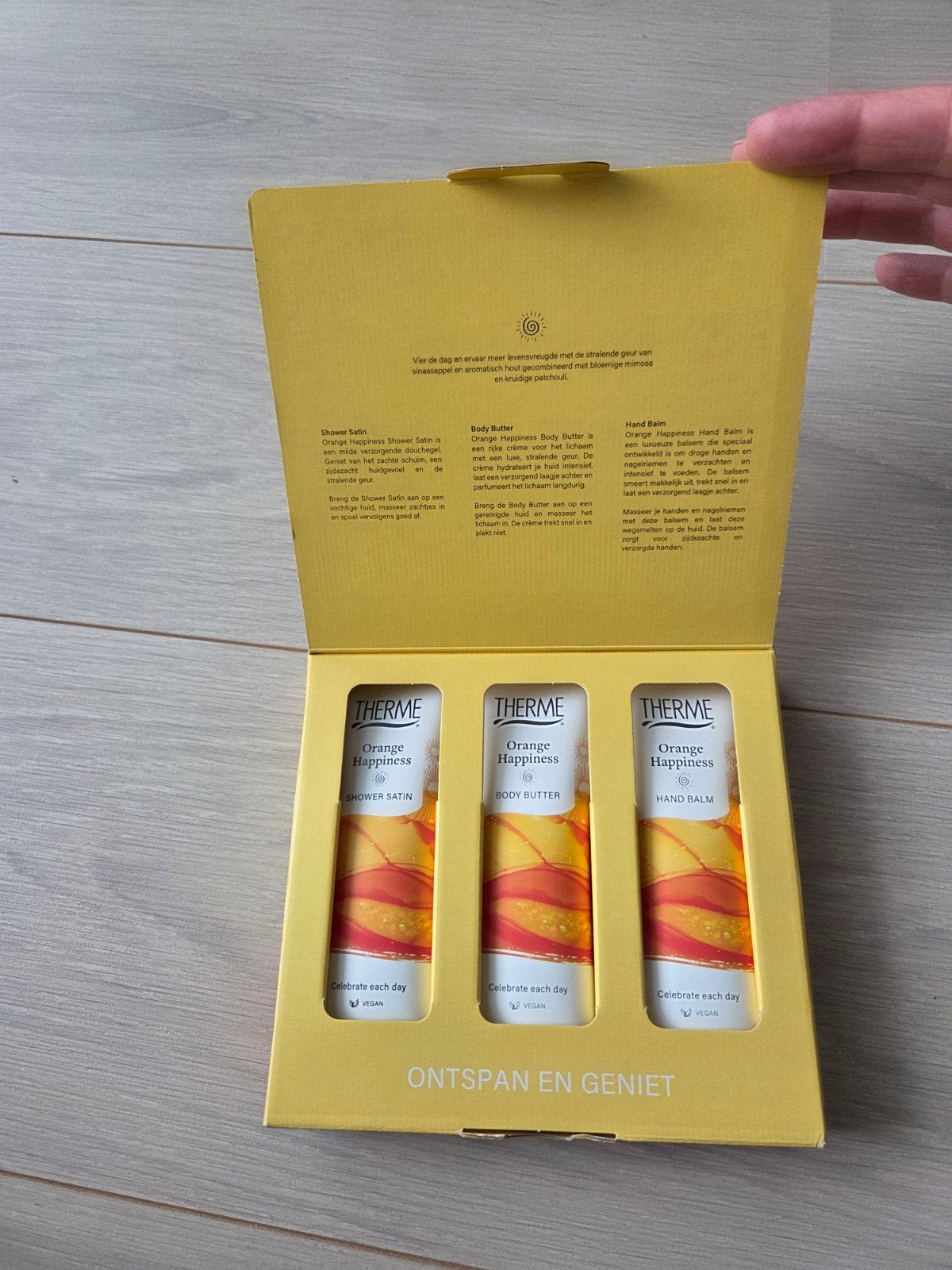Therme wellnessbox douchegel body butter handcreme giftset, Ophalen of Verzenden, Nieuw, Overige typen