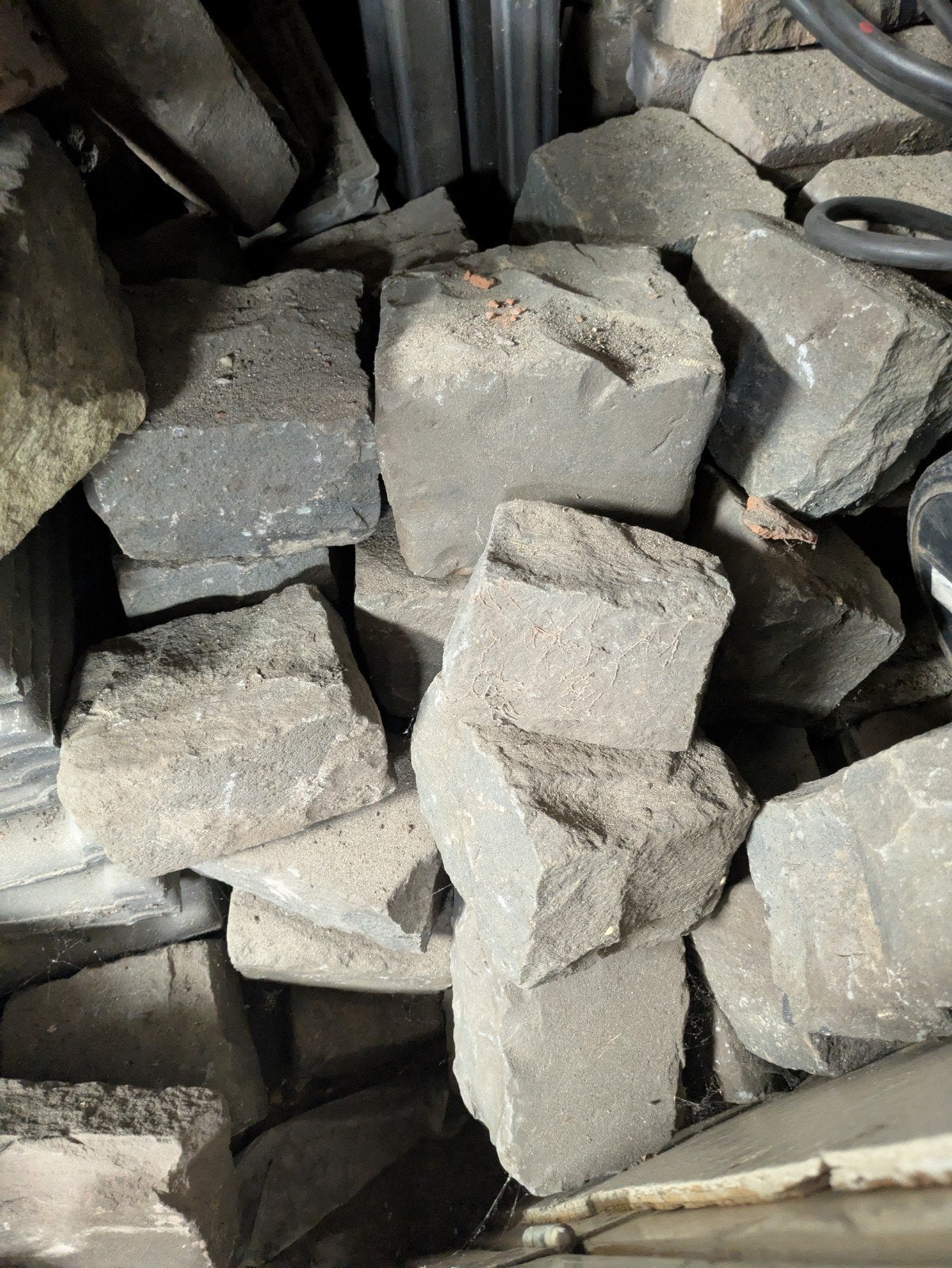 Gebruikte Basalt Keien - Perfect voor Tuin of Oprit, Tuin en Terras, Grind, Keien en Split, Ophalen, Gebruikt, Kei, Basalt