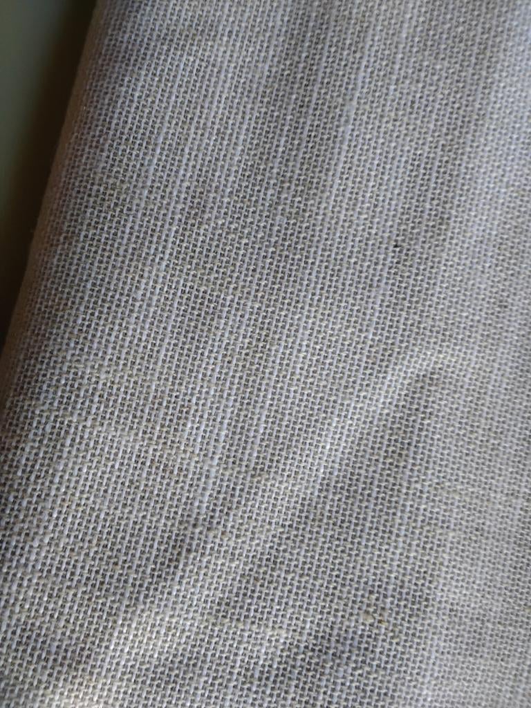 Linnenlook vouwgordijnen, 2 stuks., Ophalen, 50 tot 100 cm, 150 tot 200 cm