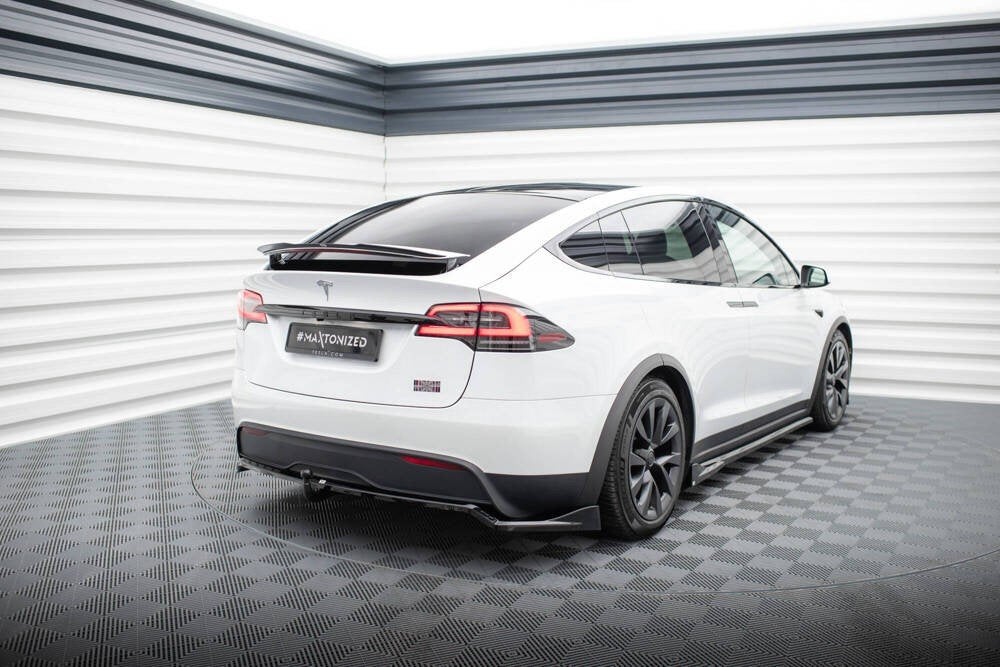 Voorlip sideskirt diffuser splitter - Tesla Model X 21+, Ophalen of Verzenden