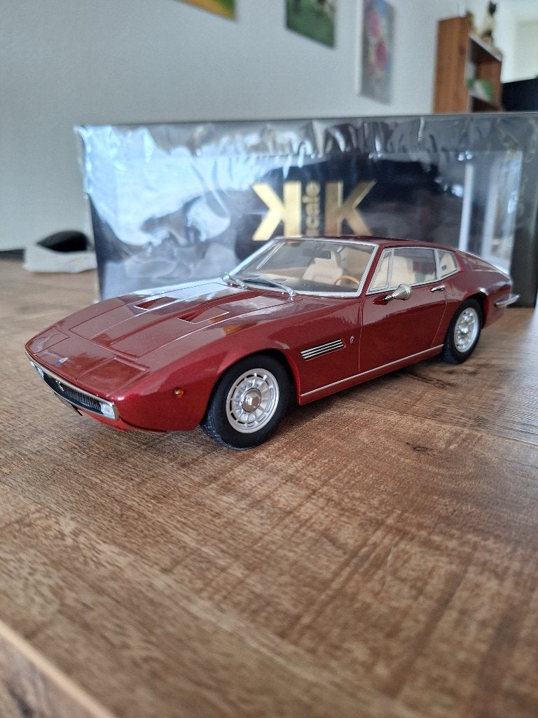 Maserati Ghibli schaal 1:18 KK Scale in nieuwstaat, Ophalen of Verzenden, Zo goed als nieuw, Auto, Overige merken