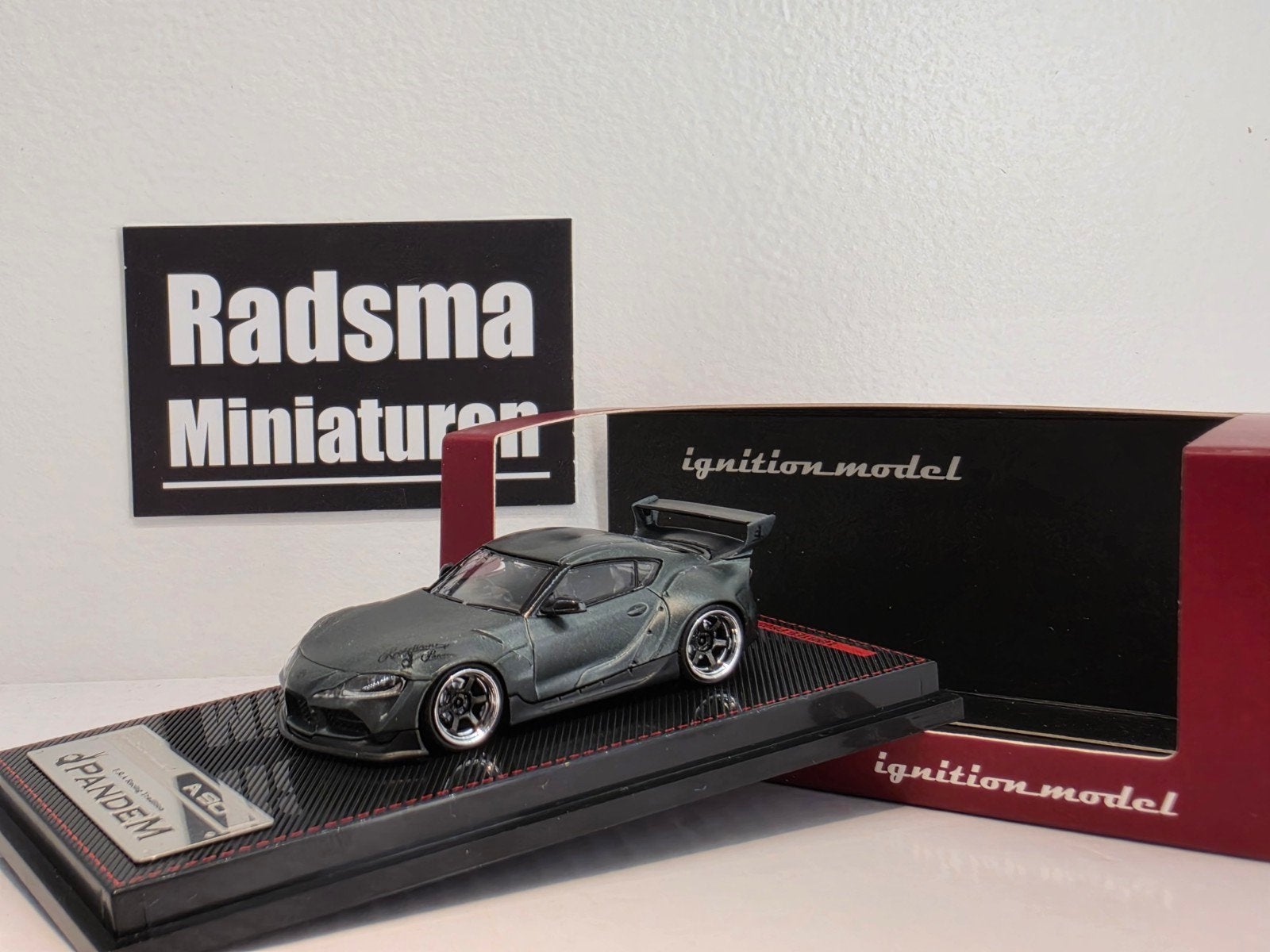 Ignition Models 1:64 - Toyota Supra A90 PANDEM - Mattblue, Ignition Models, Auto, Nieuw, Ophalen of Verzenden